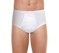 Slip a vita alta con apertura puro cotone Premium Eminence Bianco 6XL Tinta unita