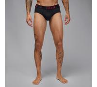 Slip a vita alta in cotone Jordan Flight (confezione da 3) - Uomo - Nero