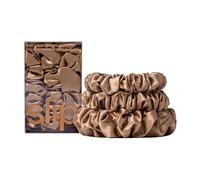Slip - Pure Silk Back to Basics Scrunchie Set - Fascette per capelli in seta Light Brown 3 St.