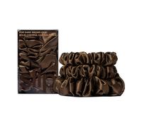 Slip - Pure Silk Back to Basics Scrunchie Set - Fascette per capelli in seta Dark Brown 3 St.