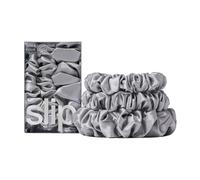 Slip - Back To Basics Scrunchies in Pura Seta Parrucchiere 1 pieces Argento unisex