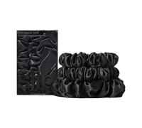Slip - Pure Silk Back to Basics Scrunchie Set - Fascette per capelli in seta Black 3 St.