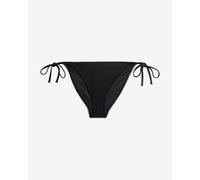 Slip bikini Calvin Klein String Side Tie CK Monogram nero celeste donna - S