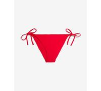 Slip bikini Calvin Klein String Side Tie CK Monogram rosso donna - XS