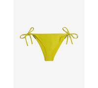 Slip bikini Calvin Klein String Side Tie Intense Power giallo nero donna - M