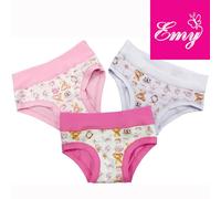 Slip bimba cotone elasticizzato Emy B2972 - 6 slip