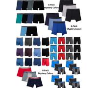 Slip Boxer Assortiti Da Uomo 6 Pezzi Di Fruit Of The Loom Comodi Mistero...