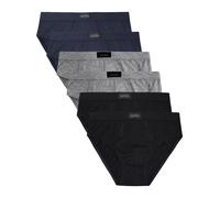 Slip Boxer da Uomo in Cotone Elasticizzato LIABEL Pacco da 6, Art.220