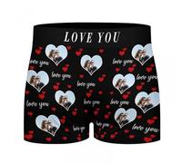 Slip Boxer Personalizzati da Uomo, Boxer Personalizzati per il Viso di Compleanno, Biancheria Intima Personalizzata per il Viso con Foto del Viso, Regali Divertenti di Compleanno Personalizzati