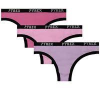 Slip Brasiliana Donna Pyrex in Cotone elasticizzato pacco da 3 e 6 pezzi