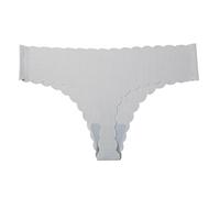 Slip Brasiliana Slip Sportivi da Donna Senza Cuciture e Traspiranti, in Cotone Elasticizzato, Morbido Perizoma a Vita Bassa Slip Ciclo Donna Vita Bassa Slip Donna Pizzo (Grey, XL)