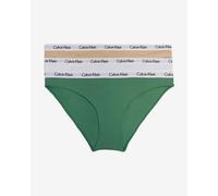 Slip Calvin Klein Carousel verde bianco beige (3 unità) - M