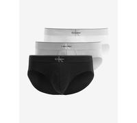 Slip Calvin Klein Graphic Monogram Cotone Stretch nero grigio bianco 3 unità - XL