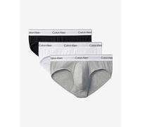 Slip Calvin Klein Hip grigio bianco nero (3 unità) - S