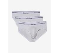 Calvin Klein - Icon - Cotton Stretch - Confezione da 3 slip triplo bianco 46