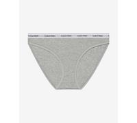 Calvin Klein Donna Slip Bikini Modellanti Intimo, Grigio (Grey Heather), L