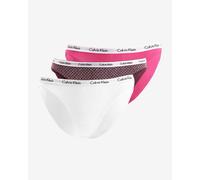 Slip Calvin Klein Modern Logo bianco granata rosa (3 unità) - M