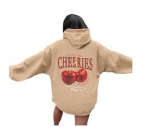 Slip comodo con cappuccio da donna Cherry, cachi, M