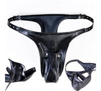 Slip con dildo regolabile 13 cm e apertura frontale - Strap-on combinato per uomo, donna e coppie | Accessorio modulabile e versatile per giochi adulti