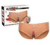 slip con vagina finta penetrabile realistica strap on uomo donna crossdressing