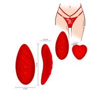 Slip con vibratore vaginale in silicone stimolatore vibrante clitoride morbido