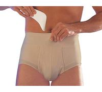 Slip con Vita Alta e Pelotte, Cotton, Naturale, Taglia 6