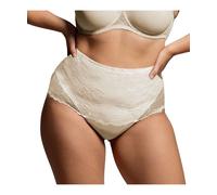 Slip contenitivo vita alta in microfibra e pizzo Lormar Unica Dea