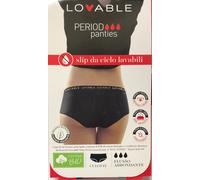 Lovable Culotte Slip alto assorbente ciclo mestruale abbondante Cotone lavabile