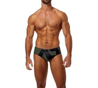 Slip da Bagno Sexy a Vita Bassa con Coulisse Regolabile da Uomo Costume da Bagno Elasticizzato