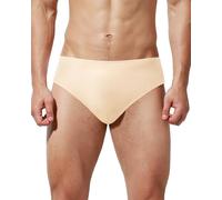 Slip da ballo da uomo a seduta piena Balletti da ballo maschile Nudo Slip a vita larga Danza Balletti Cintura per gli uomini Biancheria intima da ballo Mutandine, Nude, S