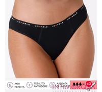 SLIP FLUSSO ABBONDANTE NERO TAGLIA S LOVABLE
