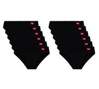 Slip da Donna a Vita Bassa in Cotone Bielastico LIABEL, Pacco da 6 e 12