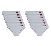 Slip da Donna a Vita Bassa in Cotone Bielastico LIABEL, Pacco da 6 e 12