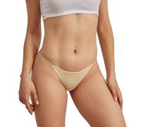 Slip da donna, biancheria intima, bikini, slip elasticizzati, biancheria intima da donna, bikini, cachi, M