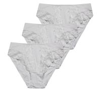 Slip da Donna con pizzo in Cotone Modal Nottingham, Pacco da 3 e 6