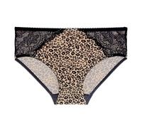Slip da Donna Leopardati Sexy in Pizzo Senza Cuciture Taglie Forti Mutande Leopardate Traspiranti Elasticizzate Morbide Sfacciate Hipster Leopardate 2XL