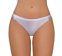 Slip da donna setosi e lucidi con biancheria intima bassa trasparente, delicato tessuto a rete per momenti seducenti, vestibilità leggera e ariosa, sottolinea la femminilità naturale, vita