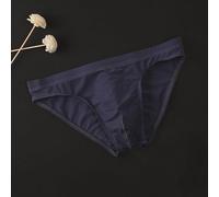 Slip da uomo alla moda senza sforzo per la moda contemporanea (L blu navy)