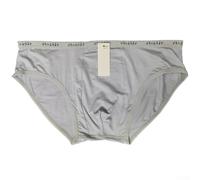 Slip da uomo con cuciture minime con profilo a vita media e tasca funzionale per ridurre l'attrito e l'accumulo di calore (L grigio chiaro)