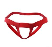 Slip da uomo con potenziatore di palline, biancheria intima booster per migliorare il rigonfiamento, design del cavallo sollevato, biancheria intima crespa in poliestere da uomo (confezione da 1/2