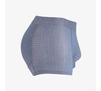 Slip da uomo per sollevamento fianchi con imbottitura per una migliore forma e supporto dei glutei, boxer in misto nylon spandex per un comodo uso quotidiano (L blu scuro)
