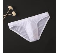 Slip da uomo trasparenti alla moda senza sforzo per la moda contemporanea (XL bianco)