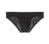 Slip da uomo trasparenti alla moda senza sforzo per la moda contemporanea (XL nero)