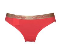 Slip donna CALVIN KLEIN mutanda cotone elasticizzato con elastico a vista logato