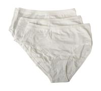 Cotonella, Slip Midi Donna in Cotone Bielastico con Fianco Medio - 3 Pezzi