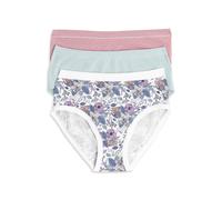 Slip donna Midi Cotonella tris assortito cotone bielastico S-XXL