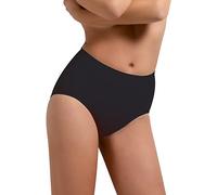 SENSI' Slip Donna Modellante Contenitivo a Vita Alta, Intimo Donna Senza Cuciture Seamless in Morbida Microfibra, Made in Italy (Nero)