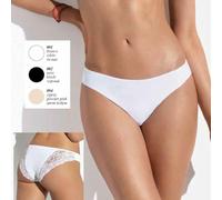 Slip donna SieLei in microfibra anti segno davanti e pizzo dietro art 2685