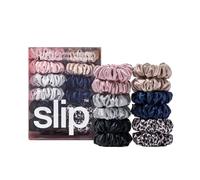 Slip Elastici per capelli in pura seta, stile classico, 100% pura, 22 momme di gelso, da donna, adatti ai capelli, rosa, caramello, argento, blu navy, leopardato e nero, confezione da 12