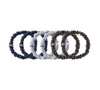Slip - Pure Silk Skinny Scrunchies - Fascette per capelli in seta Midnight 6 St.